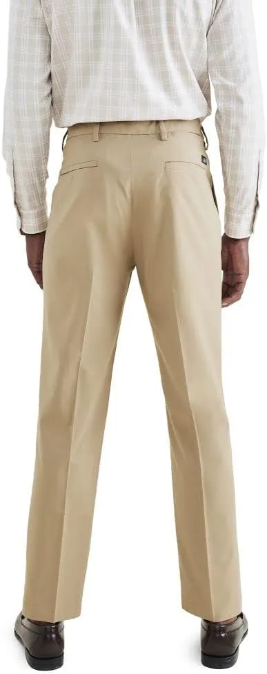 DOCKERS Mens Signature Go Straight Fit Khaki Smart 360 Tech Pants (Regular and Big & Tall)