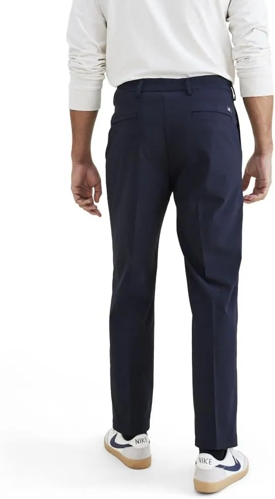 DOCKERS Mens Signature Go Straight Fit Khaki Smart 360 Tech Pants (Regular and Big & Tall)