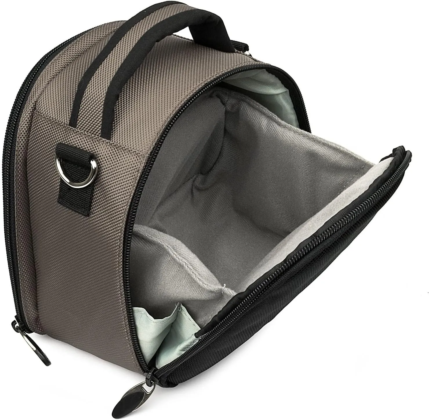 eBigValue Compact Multi Pocket Smart Camera Bag Shock Absorbing Photography Crossbody Messenger DSLR Camera Case