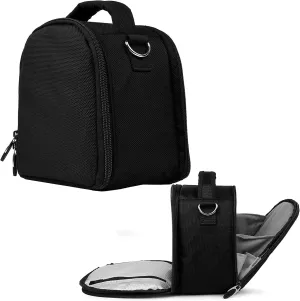 eBigValue Compact Multi Pocket Smart Camera Bag Shock Absorbing Photography Crossbody Messenger DSLR Camera Case