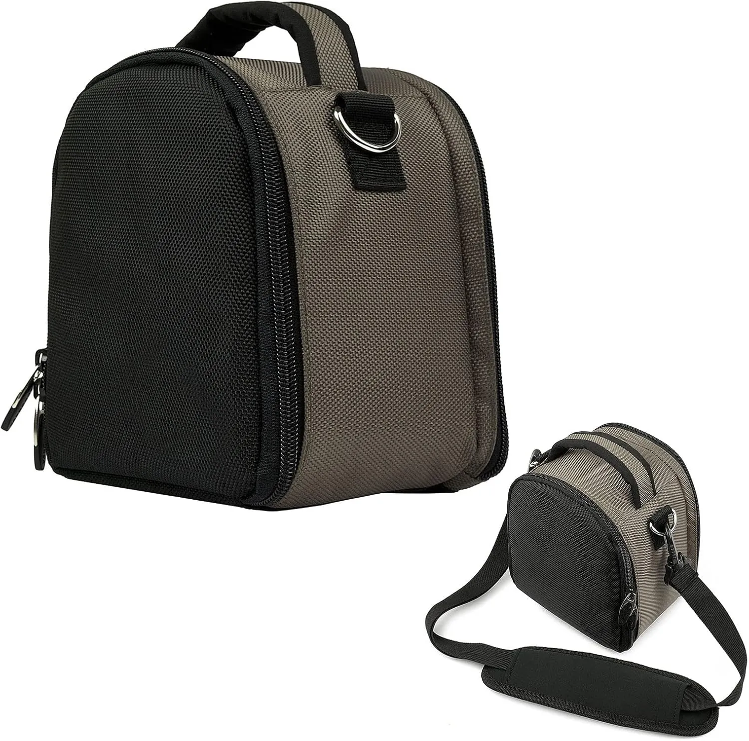 eBigValue Compact Multi Pocket Smart Camera Bag Shock Absorbing Photography Crossbody Messenger DSLR Camera Case