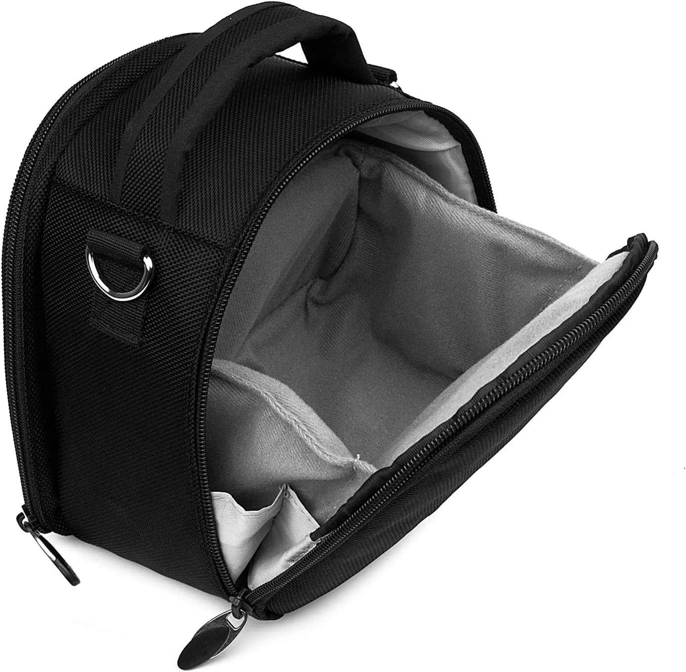 eBigValue Compact Multi Pocket Smart Camera Bag Shock Absorbing Photography Crossbody Messenger DSLR Camera Case