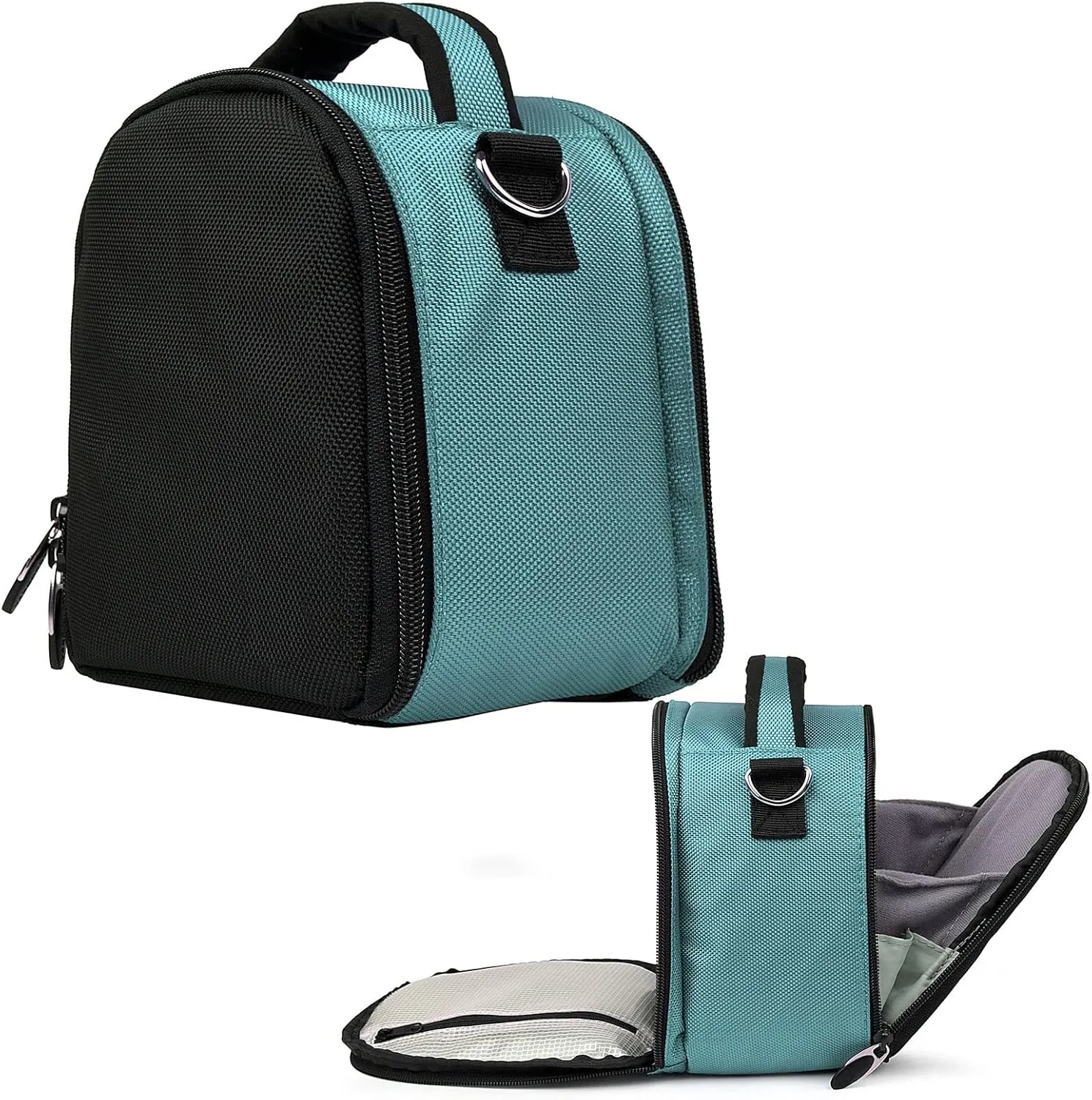 eBigValue Compact Multi Pocket Smart Camera Bag Shock Absorbing Photography Crossbody Messenger DSLR Camera Case