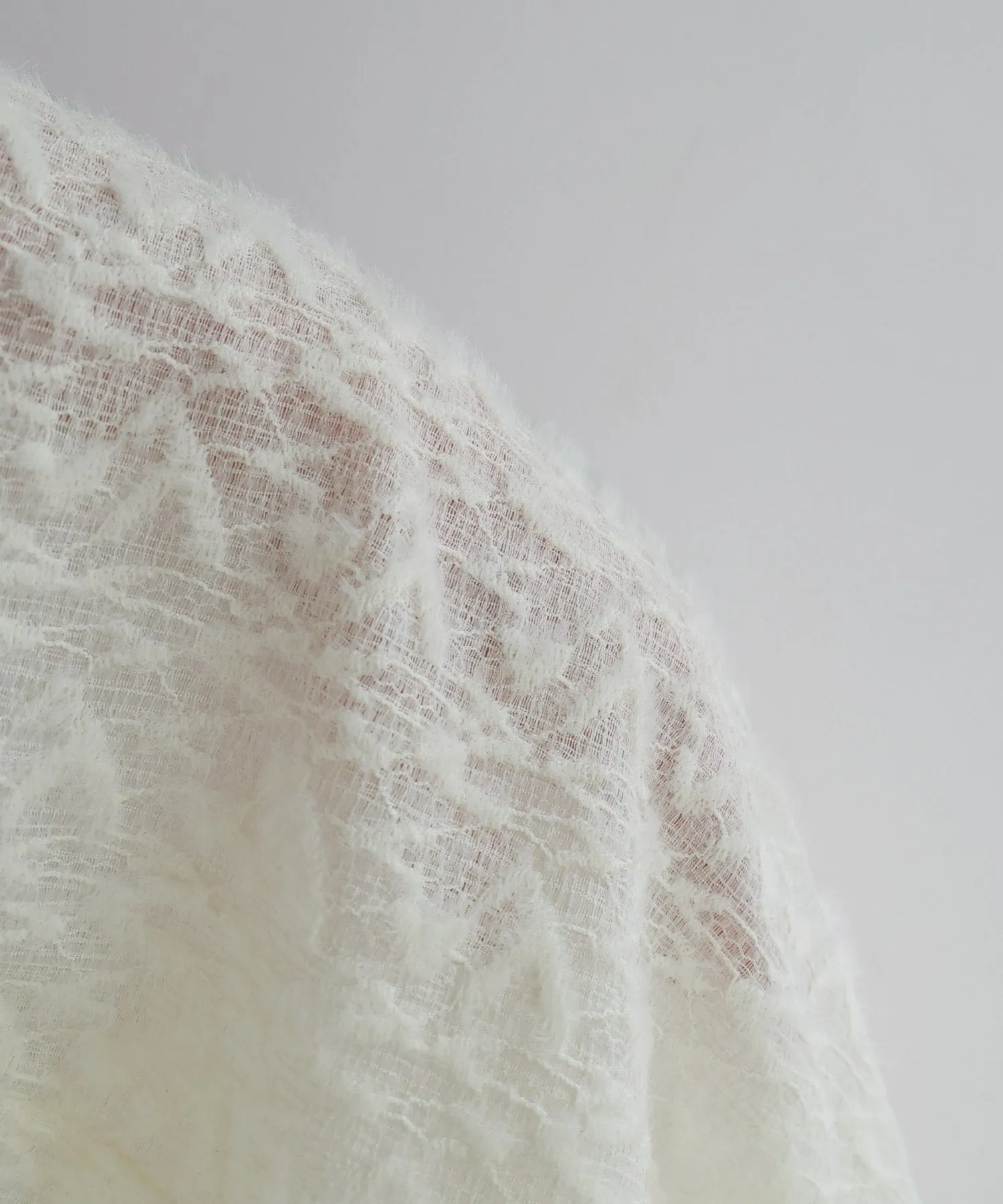 Feather touch sheer cardigan