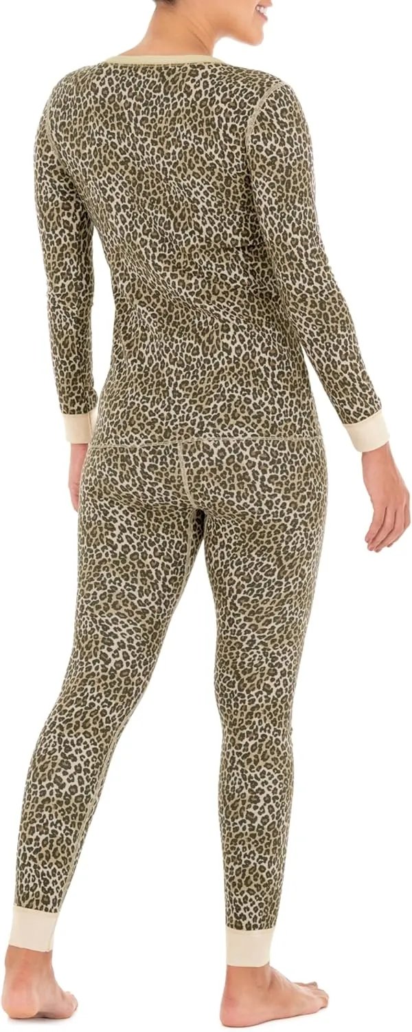 Fruit of the Loom womens Micro Waffle Premium Thermal Set