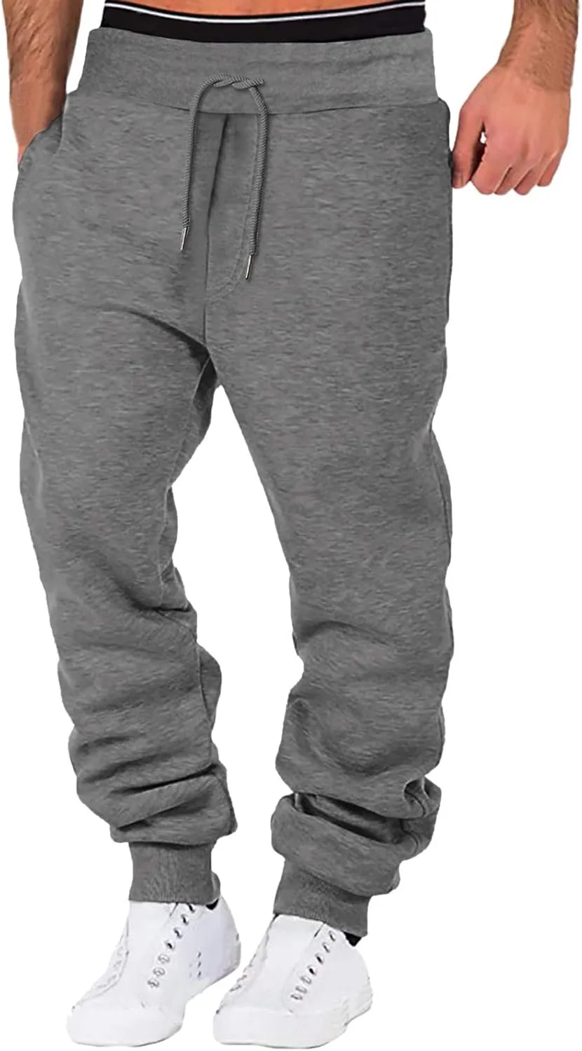 GIERIDUC Mens Active Athletic Sweatpants Japanese Retro Corduroy Pants Mens Smart Stretch Trousers Mens Sweatpants Pockets