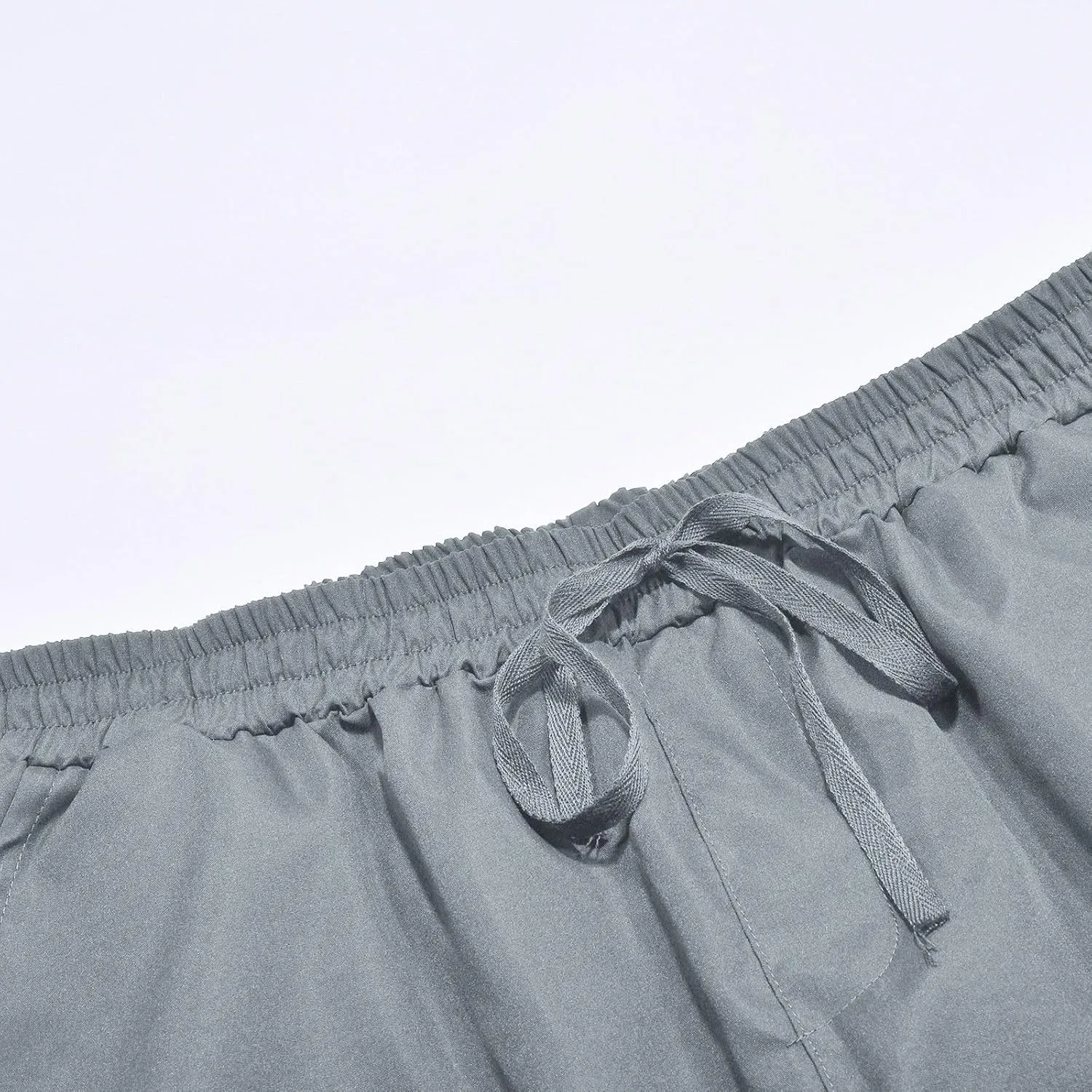 GIERIDUC Men's Lightweight Cargo Pants Sweatpants Athletic Running Fashion Trousers Drawstring Loose Fit Joggers with Pockets