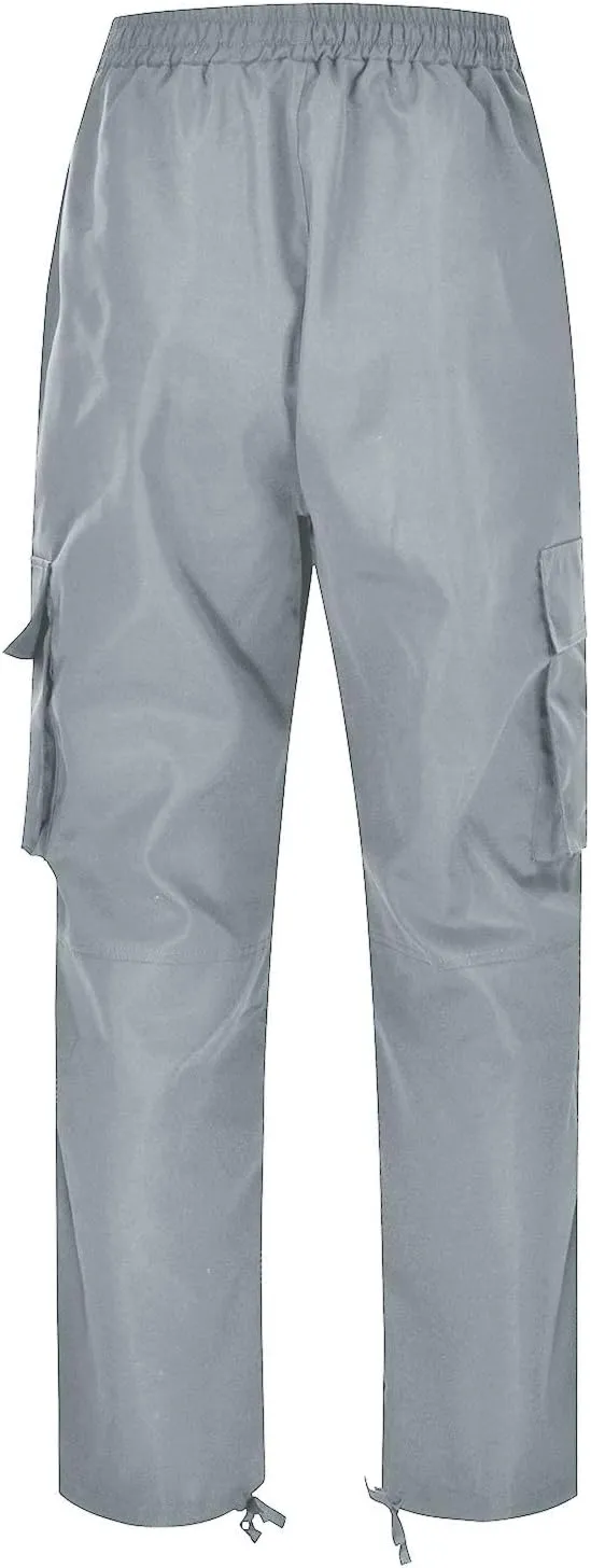 GIERIDUC Men's Lightweight Cargo Pants Sweatpants Athletic Running Fashion Trousers Drawstring Loose Fit Joggers with Pockets