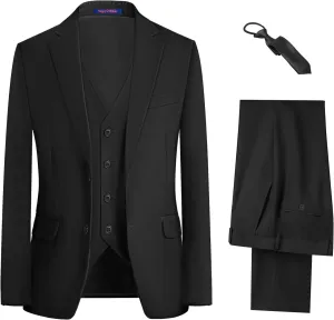 Happy Dolphin Boys Suit Set Modern Fit Kids Suits Adjustable Waist Boys Wedding Outfit for Boy Communion Suits for Boys