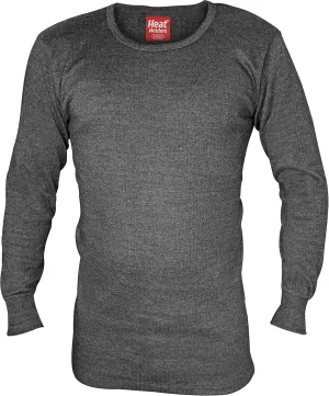 HEAT HOLDERS - Mens Winter Warm Thermal Underwear Long Sleeve Vest Top Shirt