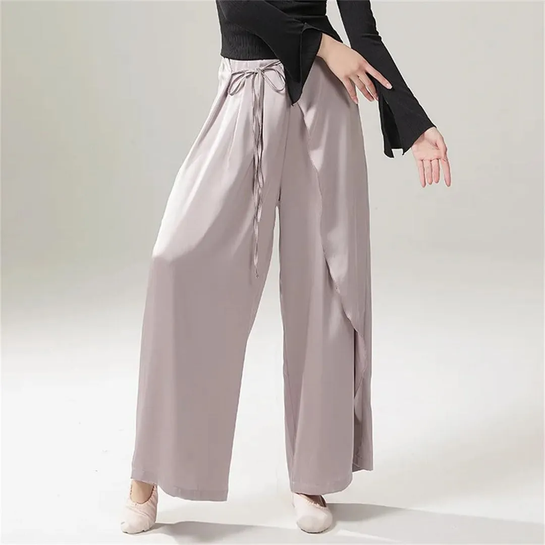 Hgvcfcv WomenS Harem Yoga Pants Modern Dance Pants Wide-Leg Pants Women's Dance Elastic Waist Pants