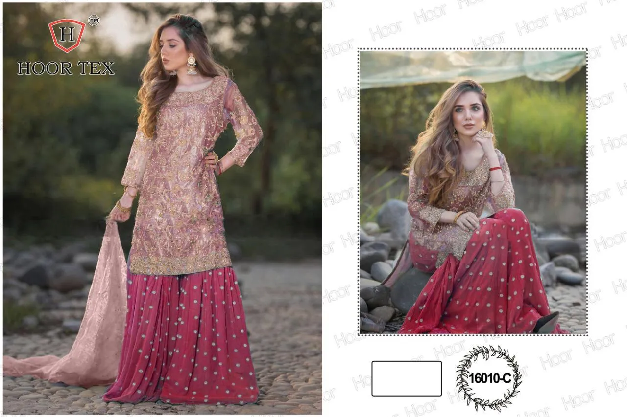 Hoor Tex Nafiza Color Gold Vol 14 Stylish looking Pakistani Suit