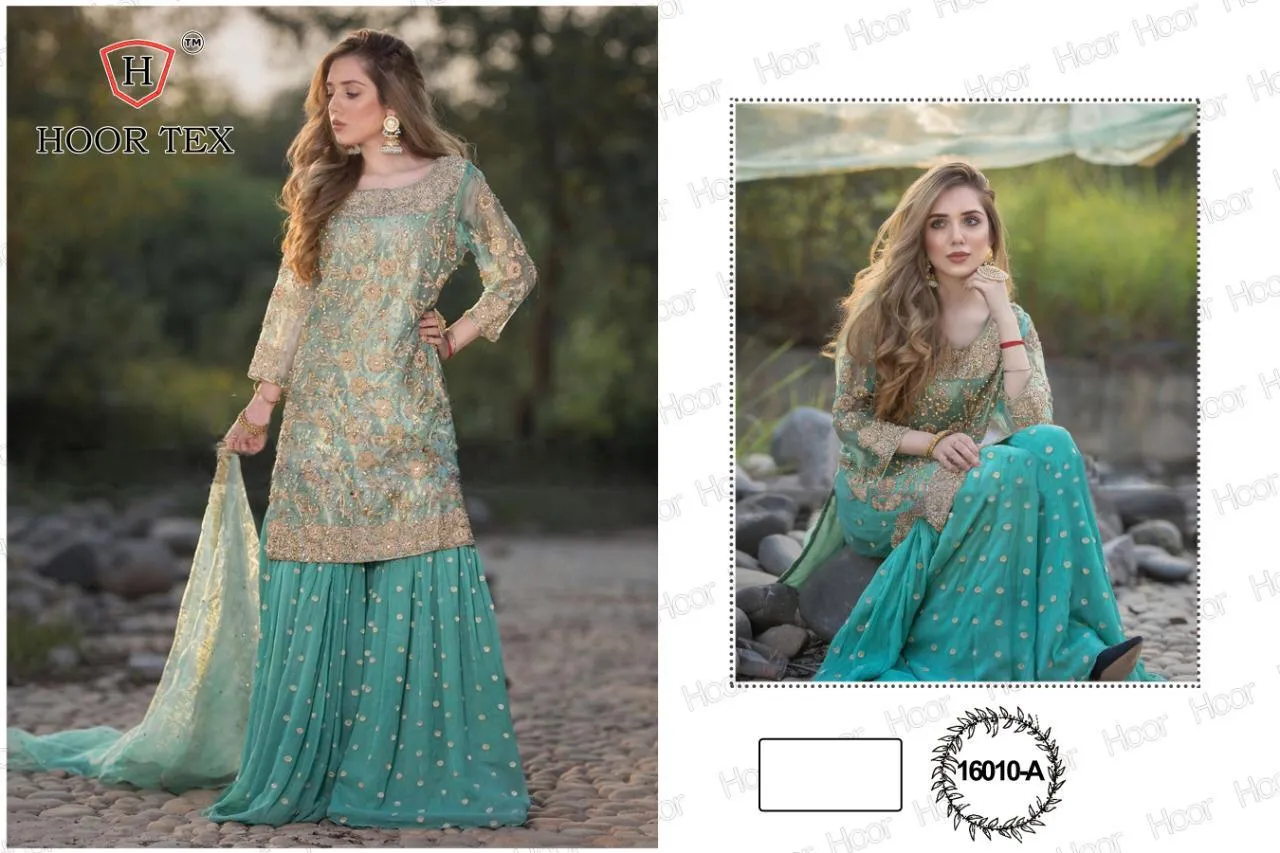 Hoor Tex Nafiza Color Gold Vol 14 Stylish looking Pakistani Suit