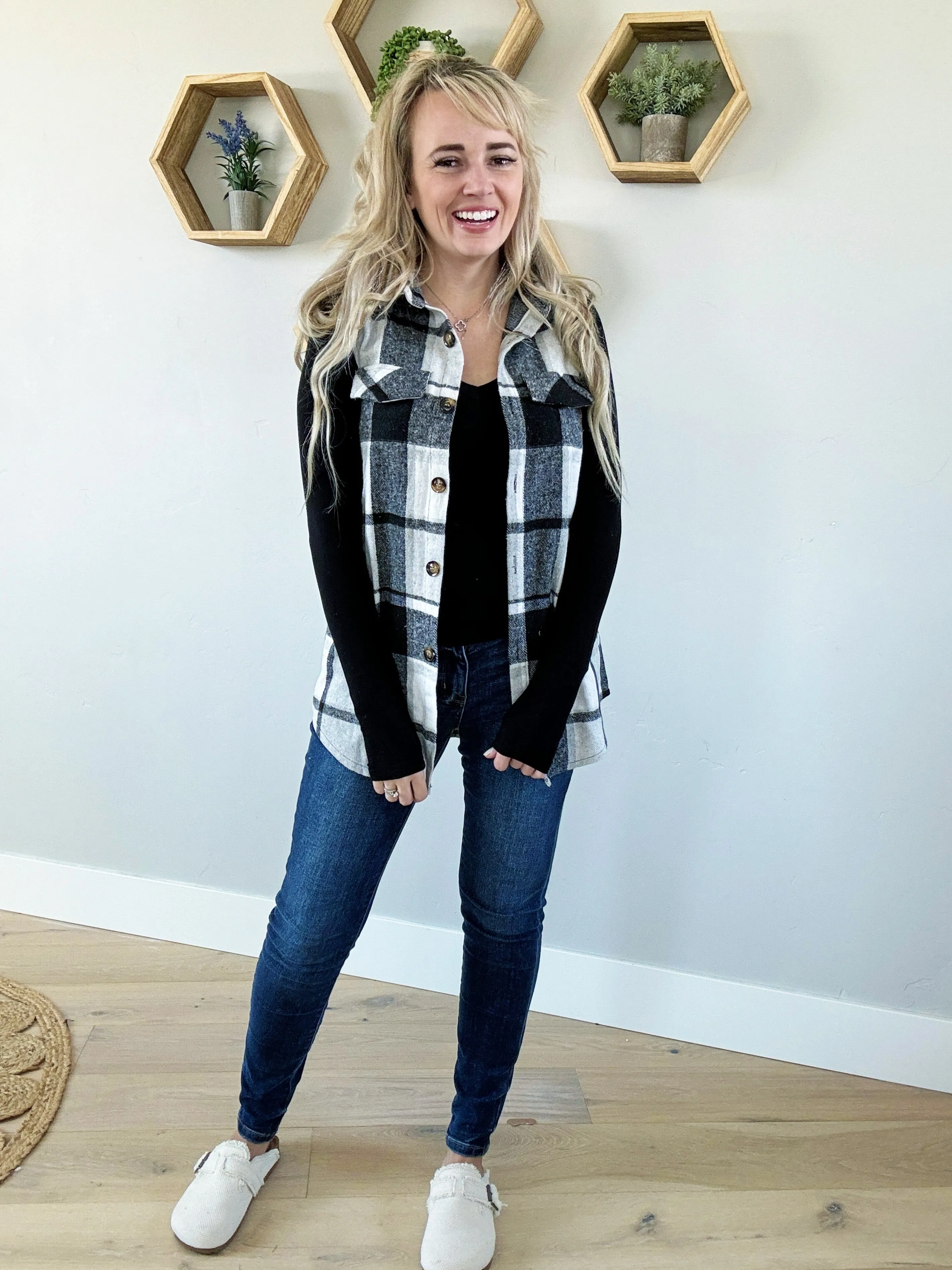 How It Goes Plaid Vest (Multiple Colors) (Pink Label)