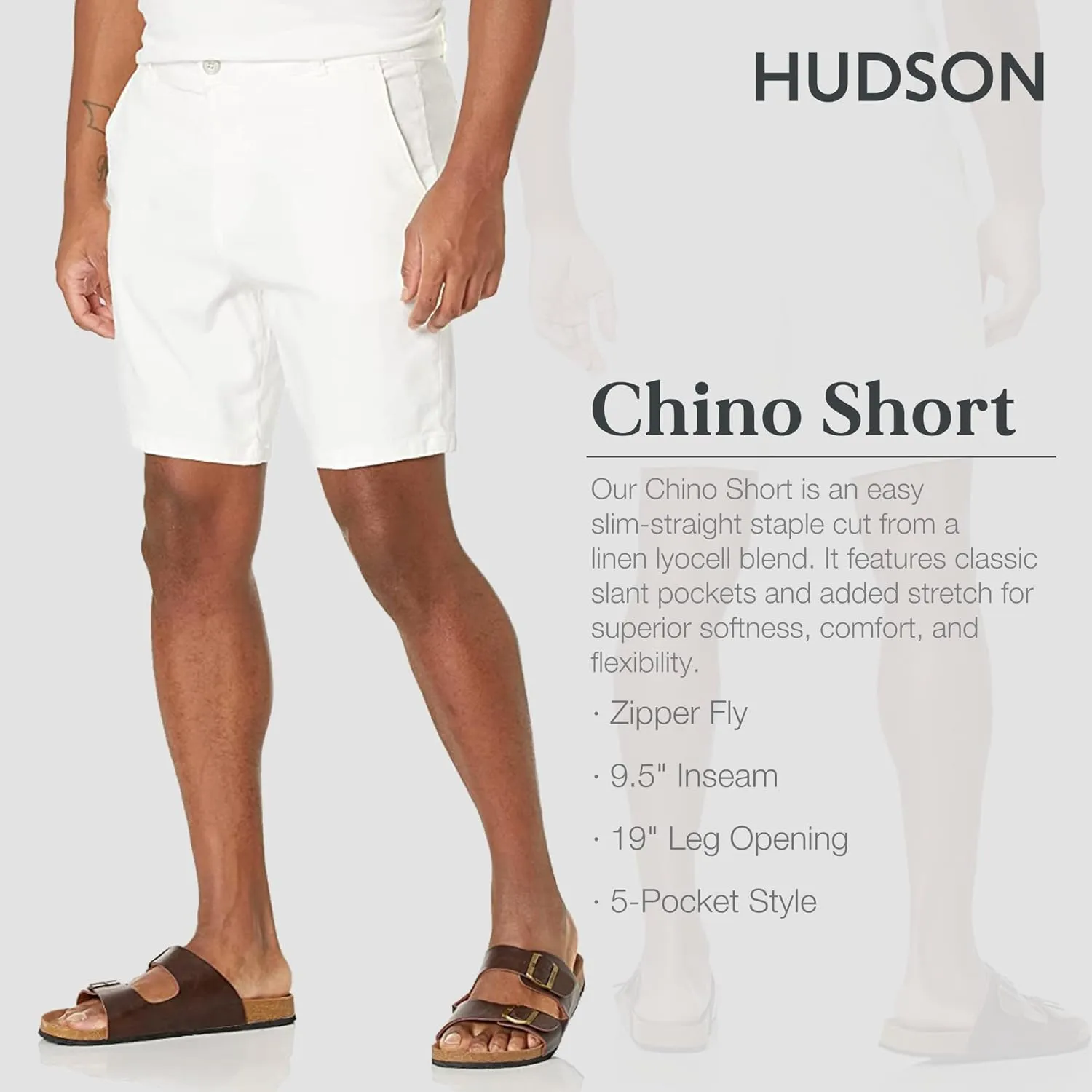 HUDSON Men's Chino Short