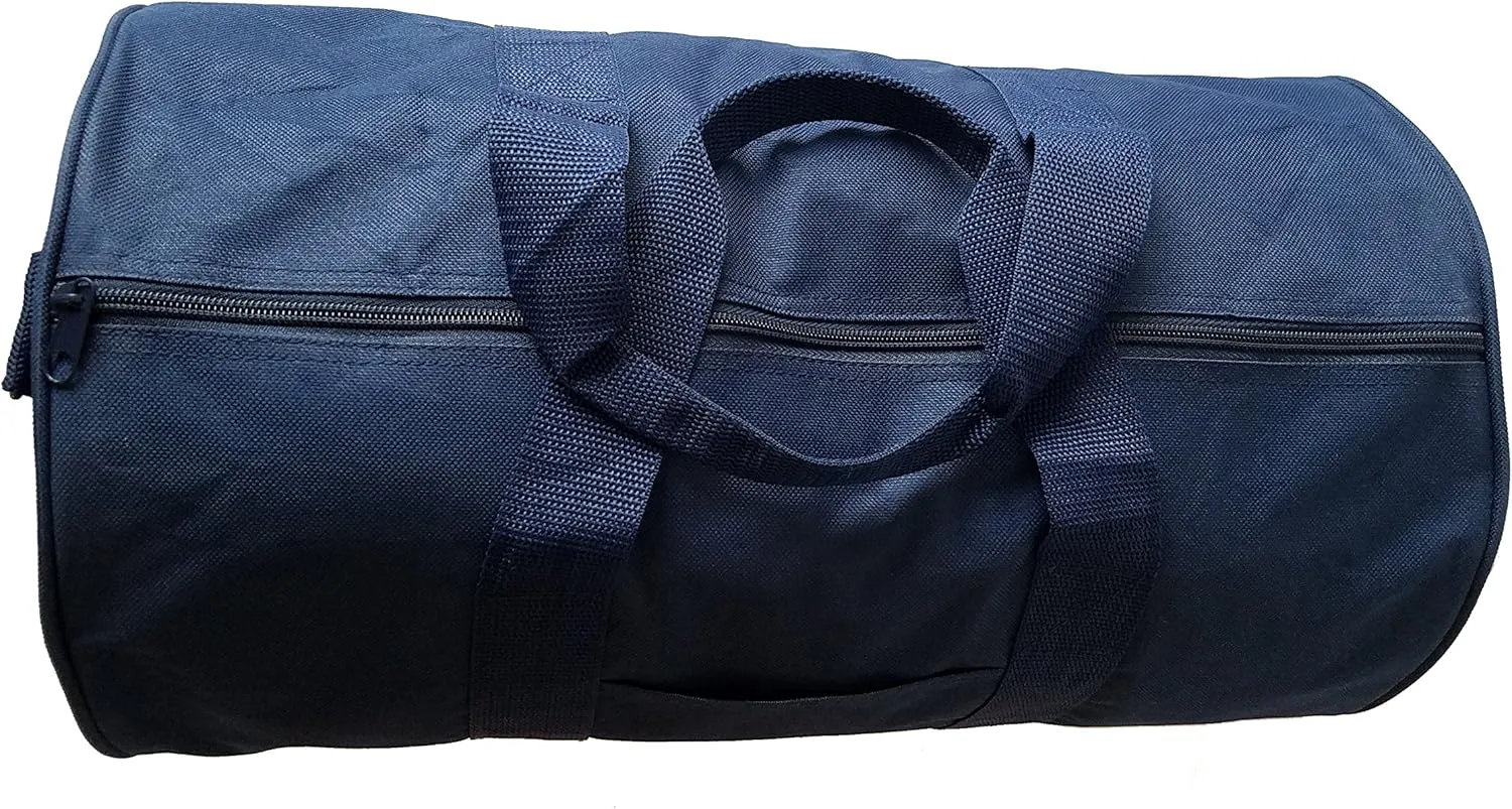 ImpecGear 18" Round Duffel Duffle Bag, Travel Bag, Gym Carry-On Bag, Sports Duffel Roll Bag