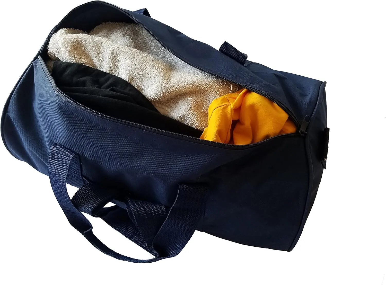 ImpecGear 18" Round Duffel Duffle Bag, Travel Bag, Gym Carry-On Bag, Sports Duffel Roll Bag
