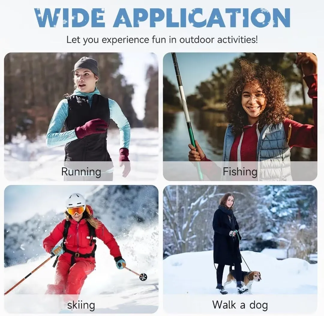 KOVNLO Heated Vest Women with Battery Pack Included,Smart Electric Lightweight Heated Jacket