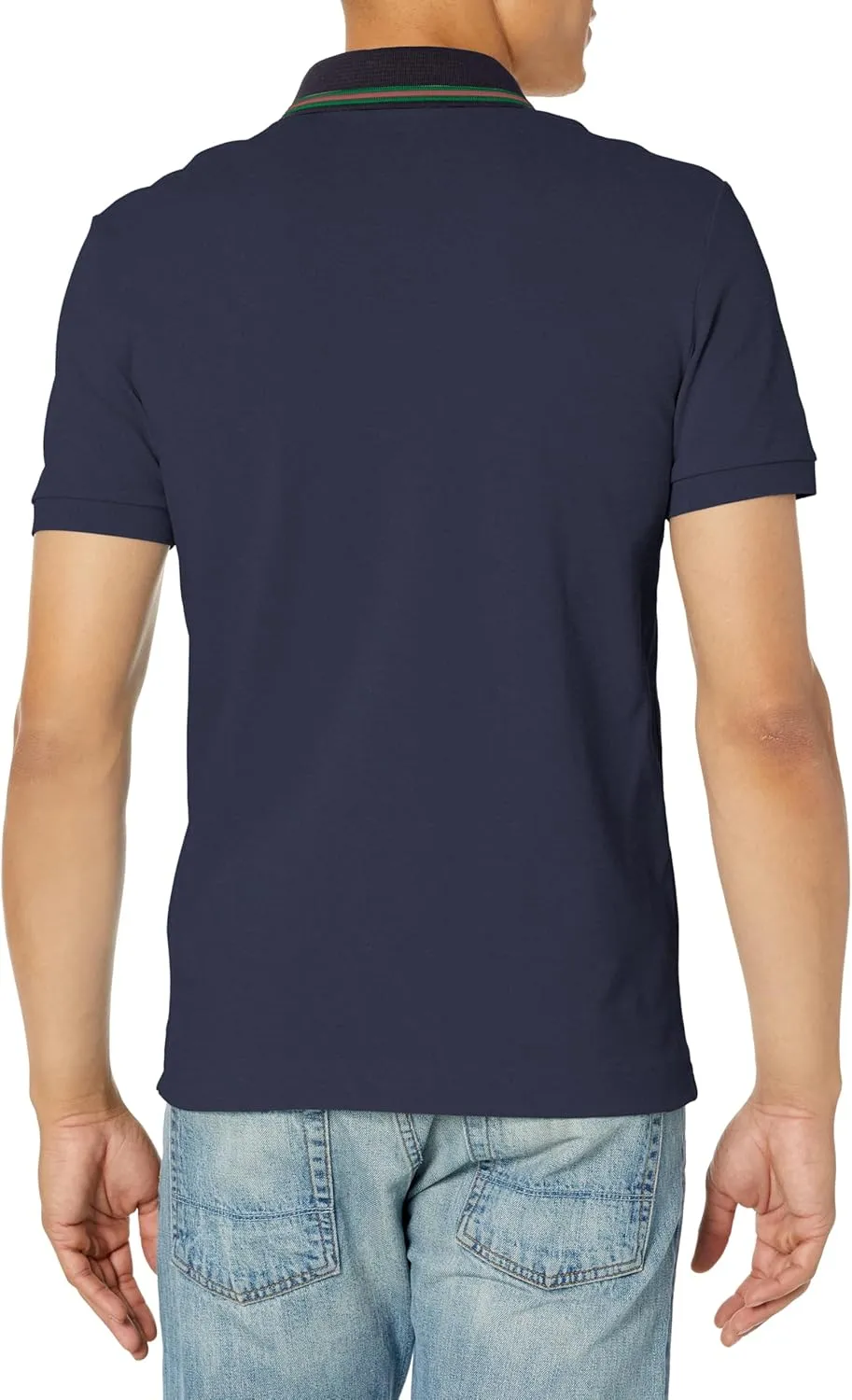 Lacoste Men's Regular Fit Contrast Neck Smart Paris Polo