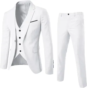 LCMTWX Wedding Suits For Men Business Wedding Party Jacket Vest & Pants Coat Mens Dress Suit Suits For Men Big And Tall