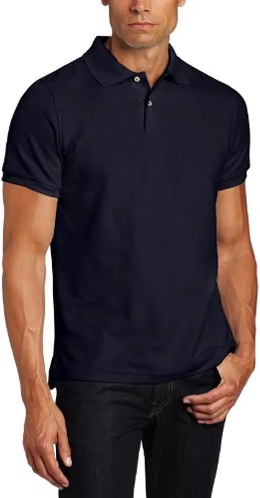 Lee Uniforms Men's Modern Fit Short Sleeve Polo Shirt