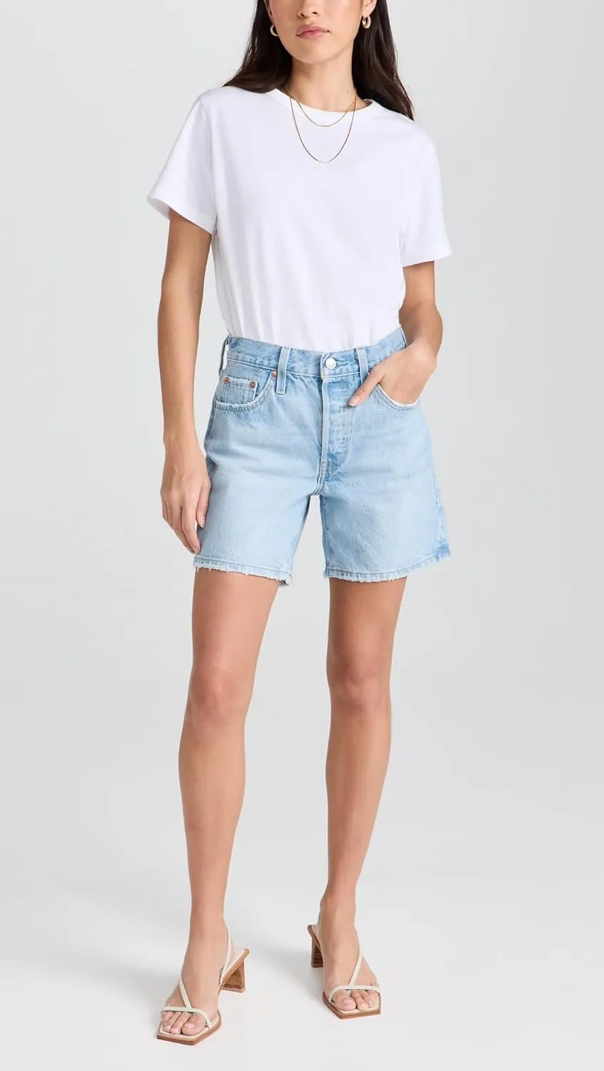 Levi's Women's Premium 501 Mid Thigh Short