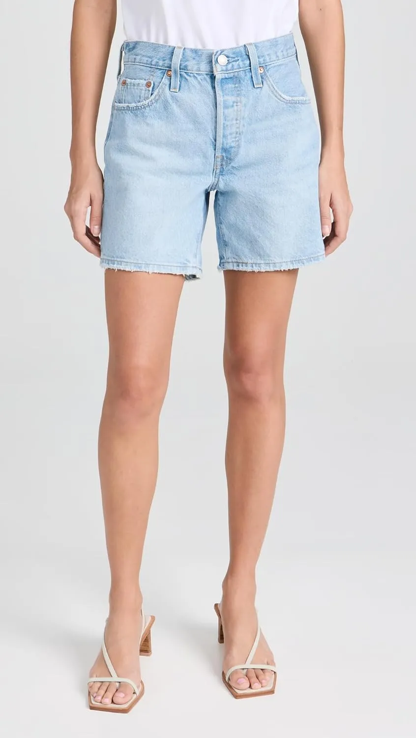 Levi's Women's Premium 501 Mid Thigh Short