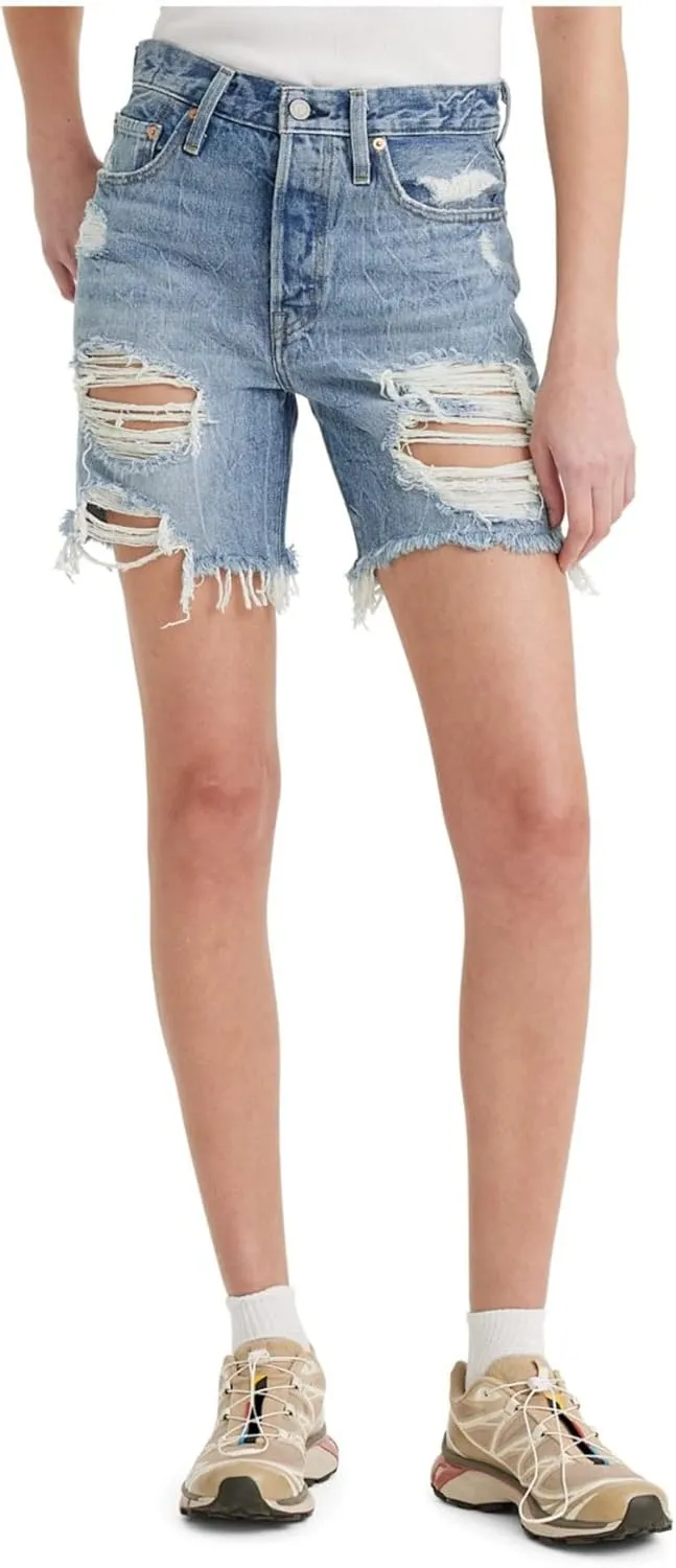 Levi's Women's Premium 501 Mid Thigh Short