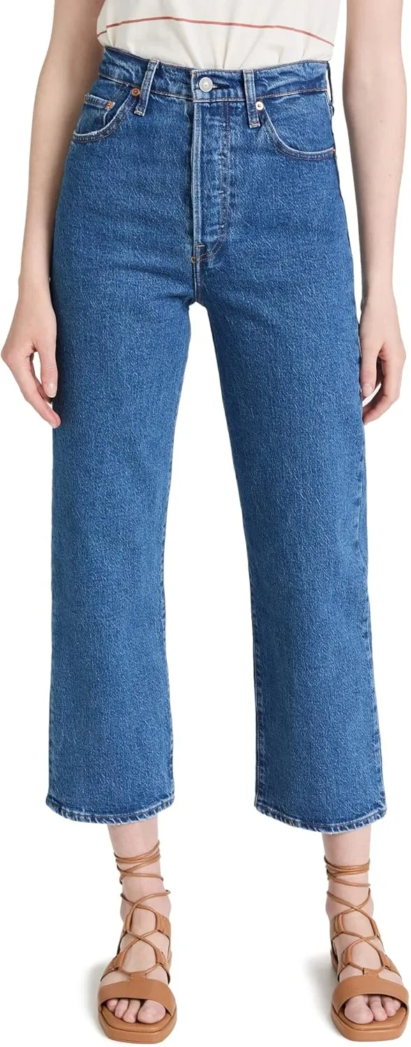 Levi's Women's Premium Ribcage Straight Ankle Jeans