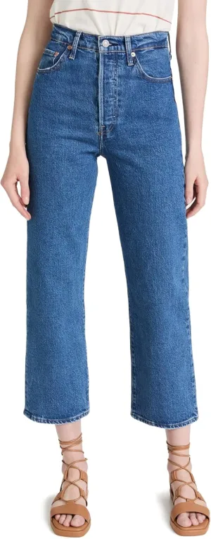 Levi's Women's Premium Ribcage Straight Ankle Jeans