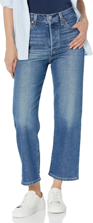 Levi's Women's Premium Ribcage Straight Ankle Jeans