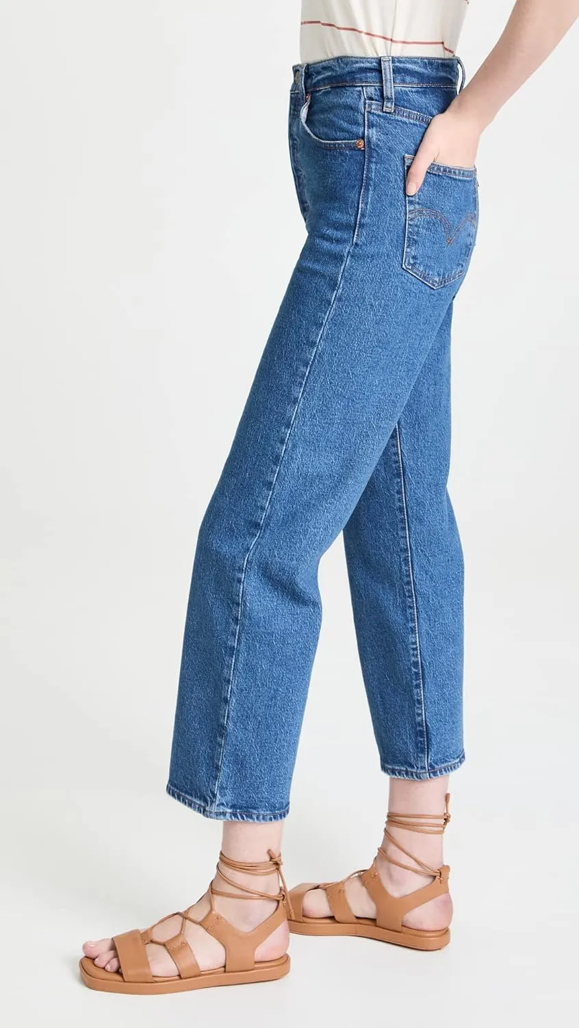 Levi's Women's Premium Ribcage Straight Ankle Jeans