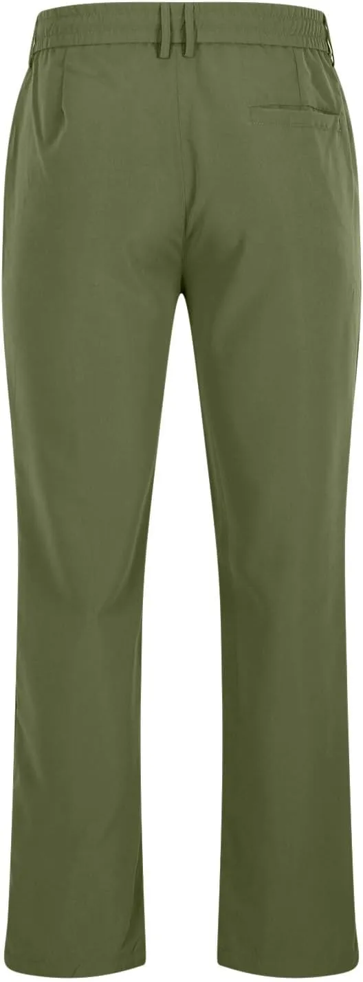 Lightweight Casual Pants for Men Classic Hiking Pants Tapered Work Pants Stretch Khaki Pants Pants with Ribbon