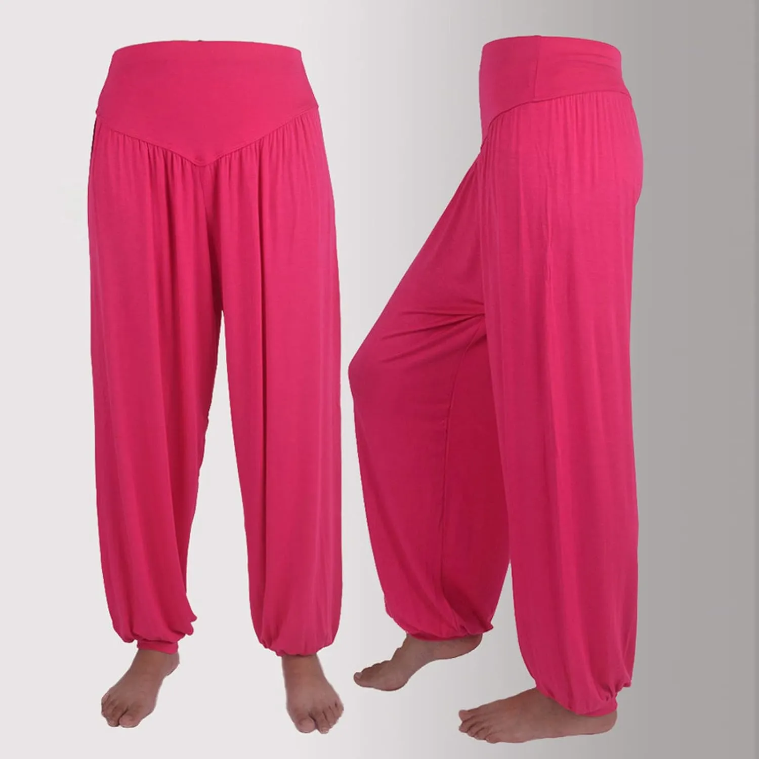 Linen Pants for Women Plus Size Summer Wide Leg High Waist Beach Trousers Yoga Capri Pants Casual Palazzo