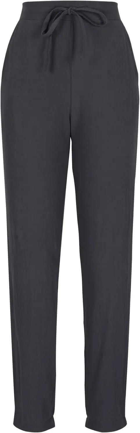 Linen Pants Women Summer Dressy Straight Wide Leg High Waisted Pants Casual Loose Plus Size Baggy Pants Trousers