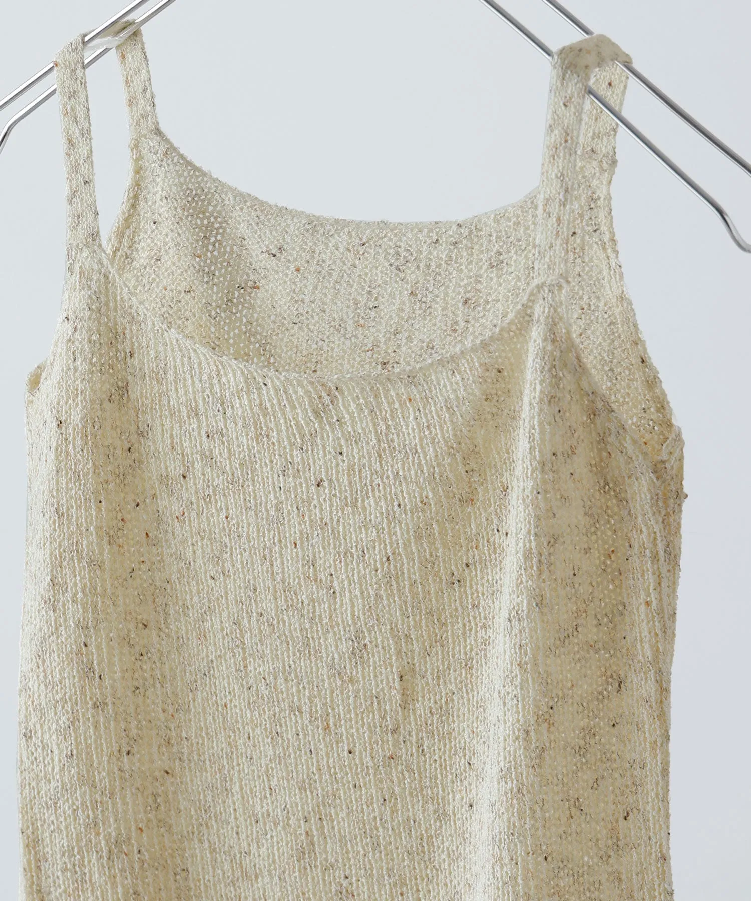 Linen touch mix knit camisole