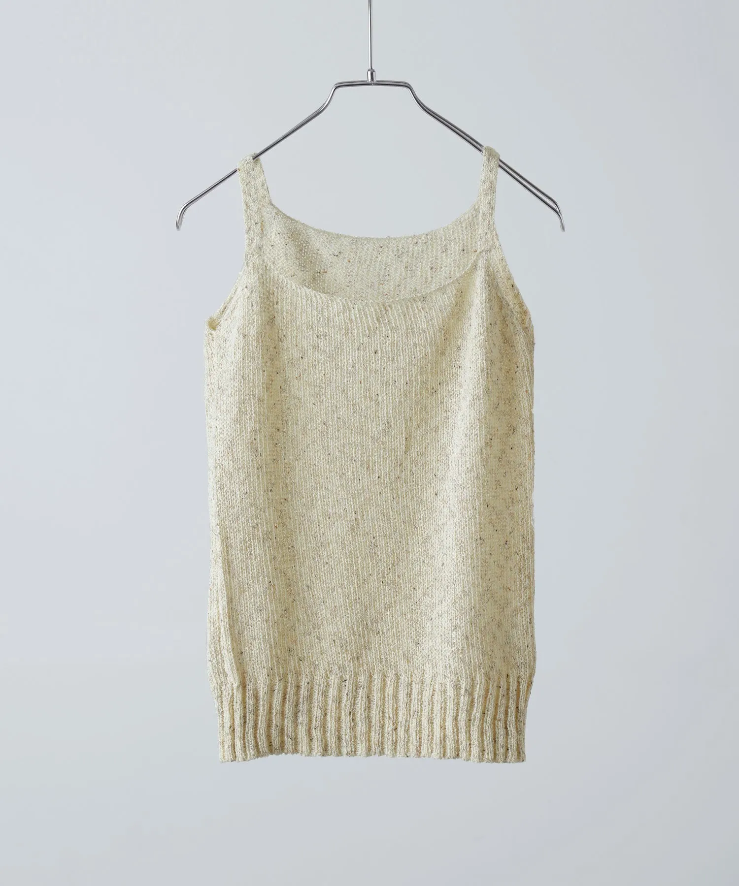 Linen touch mix knit camisole
