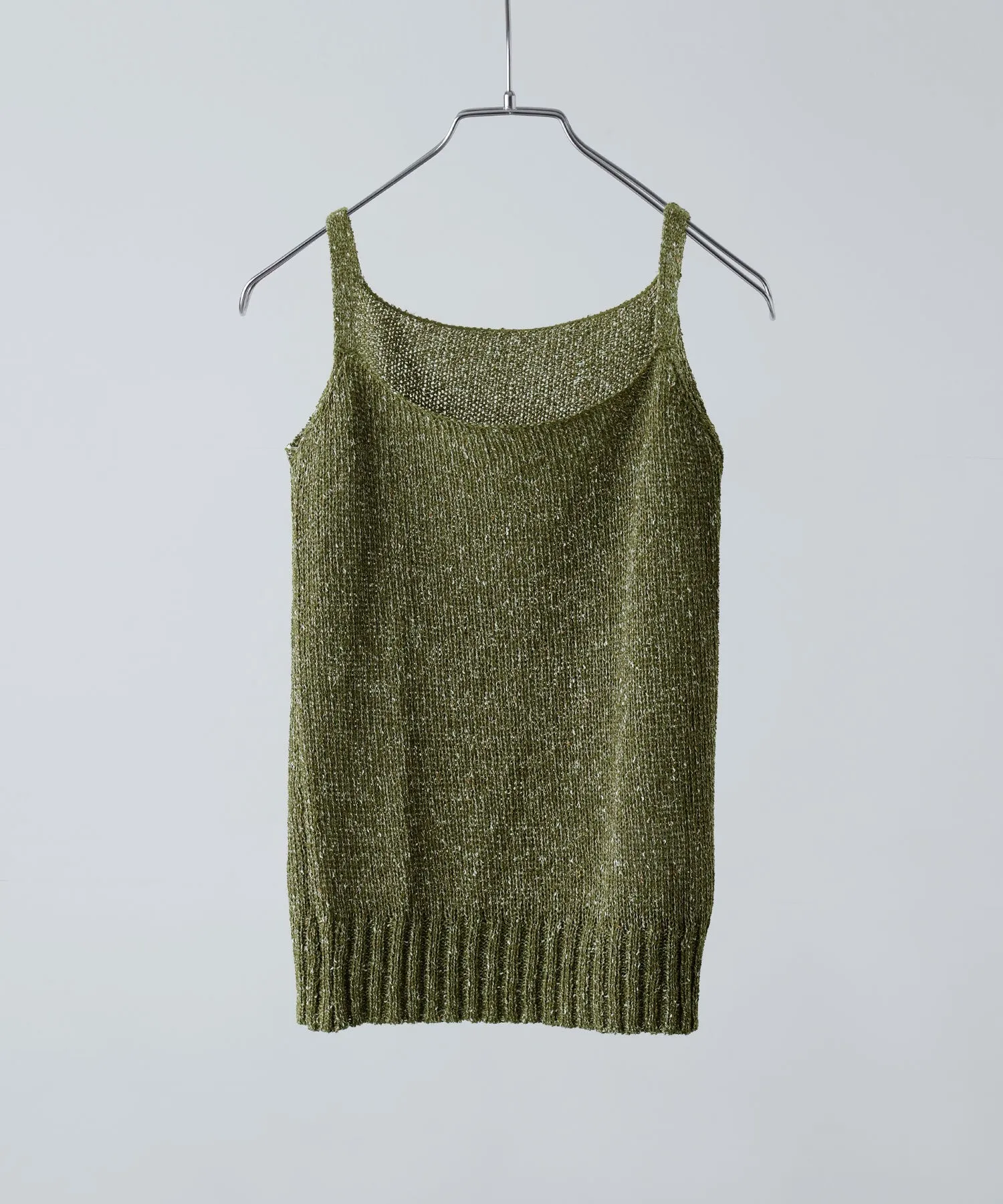 Linen touch mix knit camisole