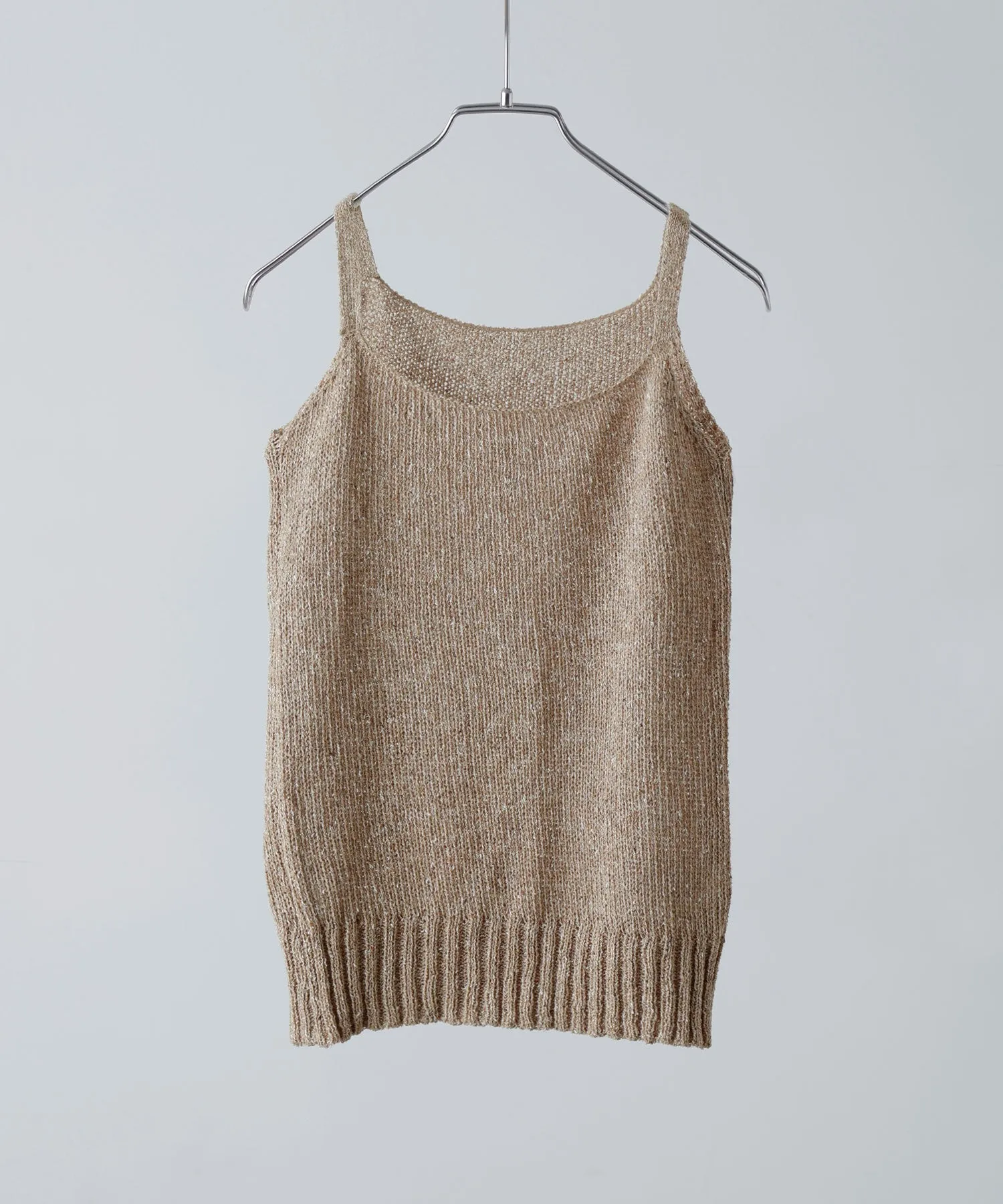 Linen touch mix knit camisole