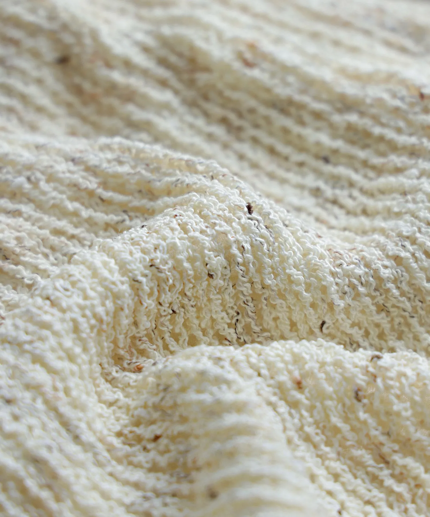 Linen touch mix knit pants