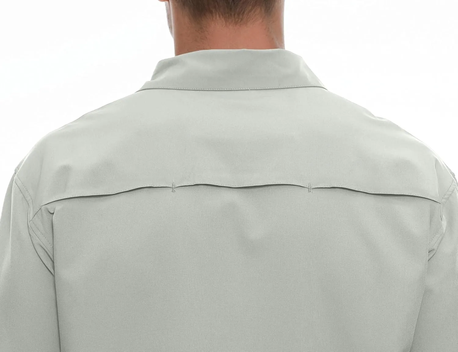 Little Donkey Andy Men's Stretch Quick Dry UPF50  Long Sleeve Shirt for Hiking, Travel, Camping