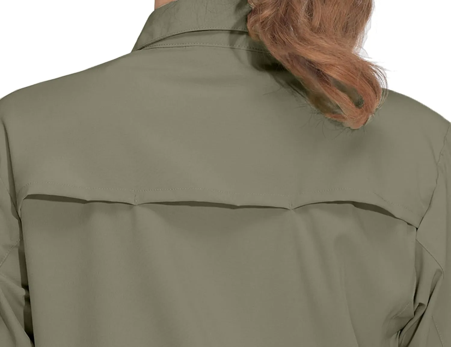 Little Donkey Andy Women's Stretch Quick Dry UPF50  Long Sleeve Shirt for Hiking, Travel, Camping