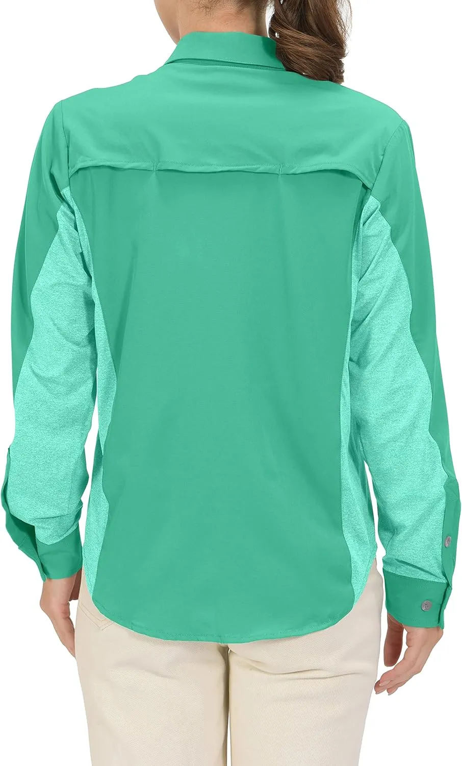 Little Donkey Andy Women's Stretch Quick Dry UPF50  Long Sleeve Shirt for Hiking, Travel, Camping