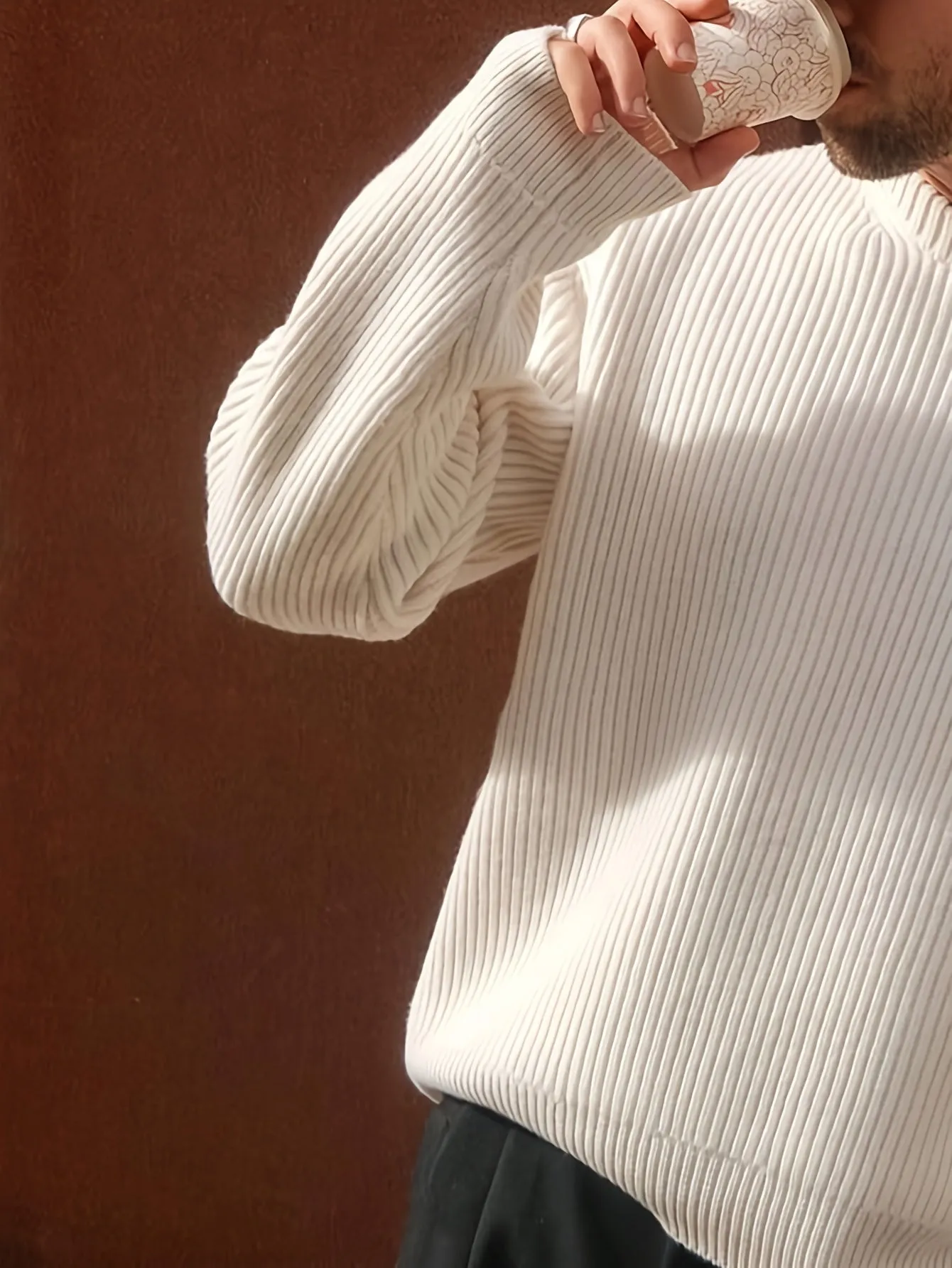 LOTARIS | Knitted Sweater with Long Sleeves