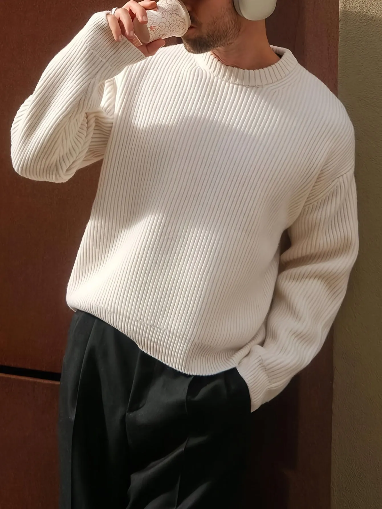 LOTARIS | Knitted Sweater with Long Sleeves