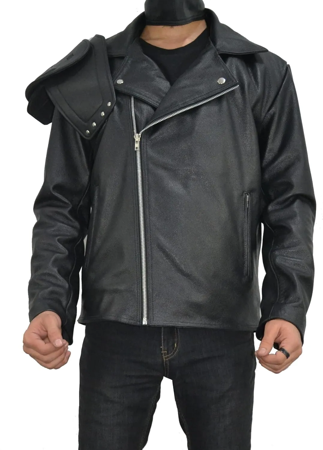 Mad 4 Fury Road Movie Costume - Tom Australian Distressed hardy Brown Max Biker Jacket - Motorcycle Leather Jacket for Mens