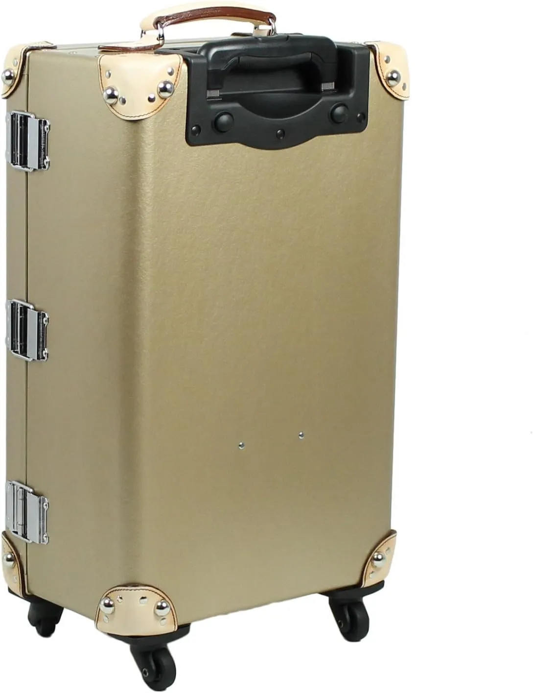 made in JAPAN Trolley Vulcanized Fibre Luggage suitcase smart & business with TSA(Silver)[83-75002-91]