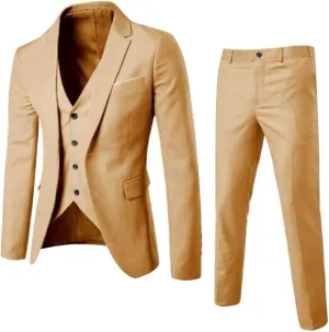 Men Suit Slim 3 Suit Business Wedding Party Jacket Vest & Pants Coat MenS Suit Men Suit Mens 2 Piece Set for Men
