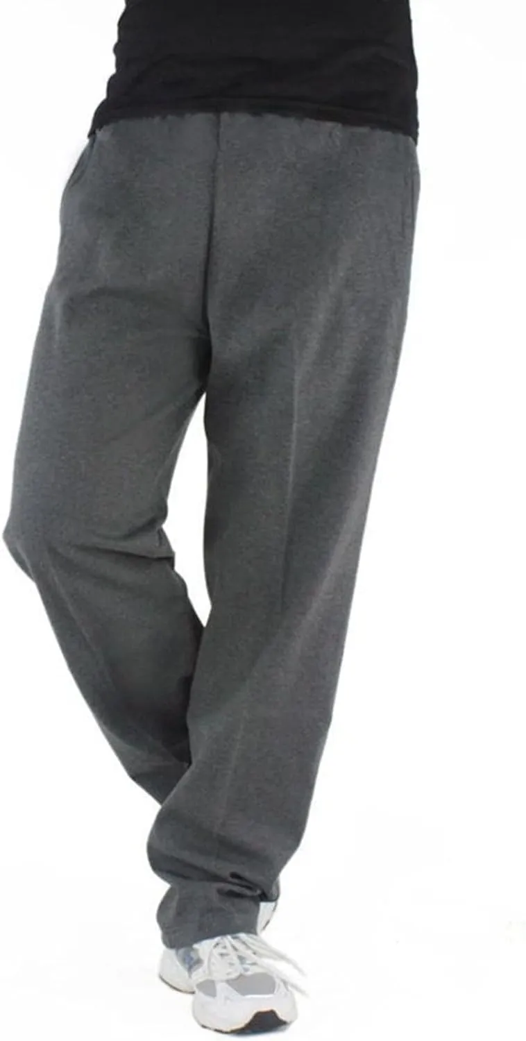 Mens Casual Joggers Pants, Cotton Loose Drawstring Chino Cargo Pants Hiking Outdoor Twill Track Jogging Sweatpants Pants
