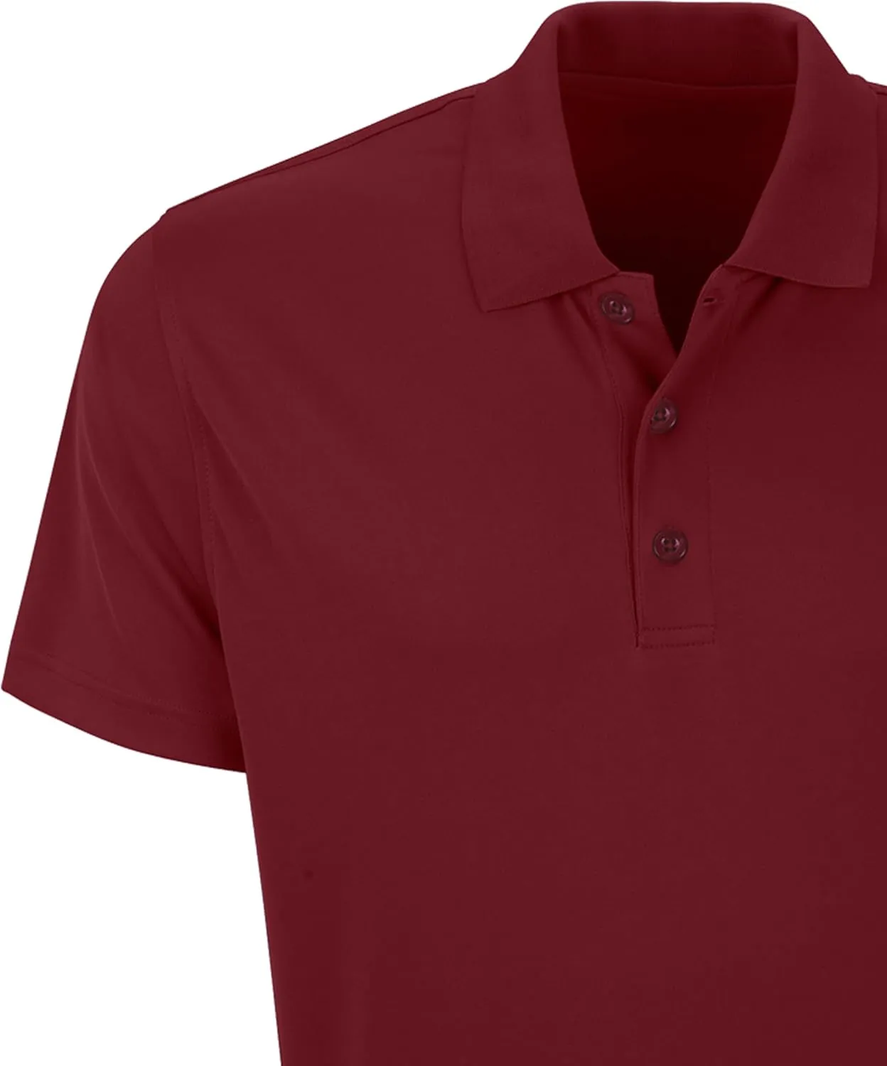 Men's Collegiate Premium Moisture Wicking Team Color Icon Polo